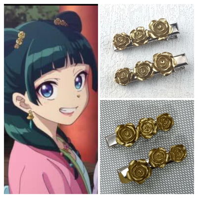 Hebillas Flores de Mao Mao de Kusuriya no Hitorigoto - Diarios de la boticaria - Maomao