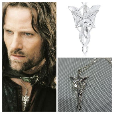 Colgante de Arwen a Aragon - El Señor de los Anillos - TLOTR - Collar - Cosplay