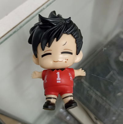 Tetsuro Kuroo Dormido Gashapon Figura Haikyuu