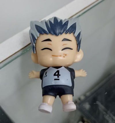 Kotaro Bokuto Dormido Gashapon Figura Haikyuu