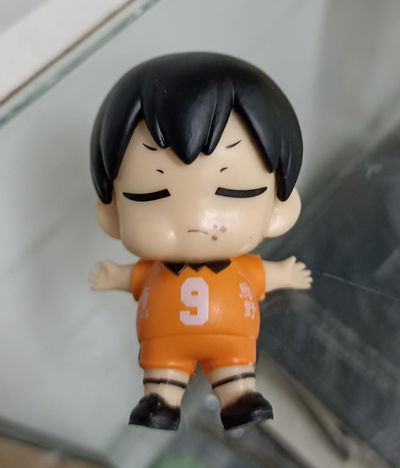 Tobio Kageyama Dormido Gashapon Figura Haikyuu