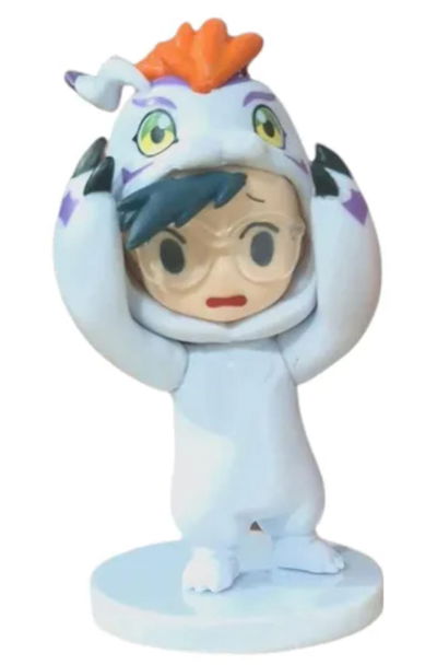 Joe Kido disfraz de Gomamon cosplay Gashapon Figura 5/7cm Digimon