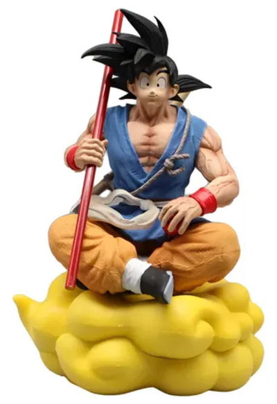 Goku sentado nube voladora GT - 17cm - Figura Dragon Ball con caja