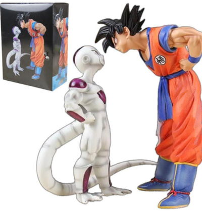 Goku (25cm) y Freezer (17cm) Combo Grande - Figura Dragon Ball con caja