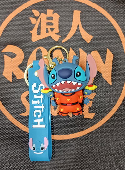 Stitch 09 Llavero de Goma Personaje Disney