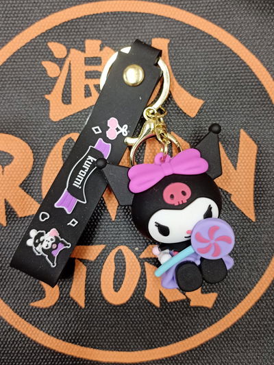 Kuromi 10 Llavero de Goma Personaje de Sanrio