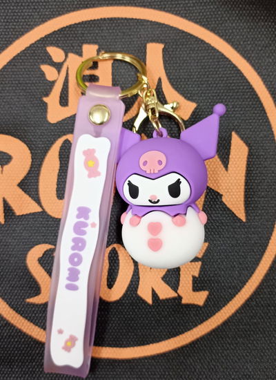 Kuromi 11 Llavero de Goma Personaje de Sanrio