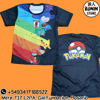 Pokemon Remera camiseta Selección Japonesa - Japón - Varios talles