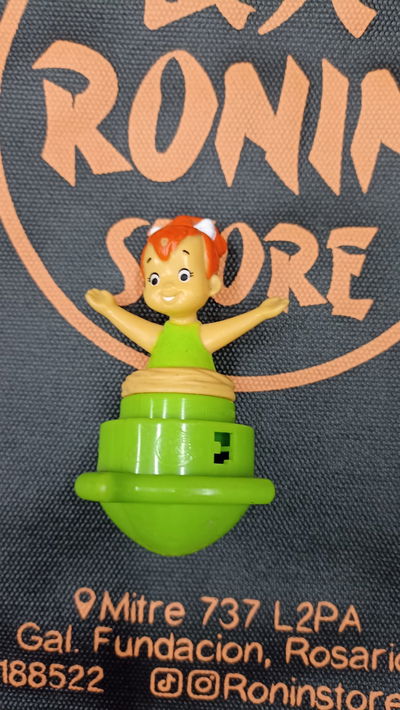 Pebbles los Picapiedras Burger King 2014 Juguetes Promocionales Coleccionables Retro 0332