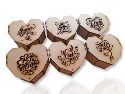 CAJAS CORAZON 18CM X 16CM X 7.5CM(ALTO)(6 MODELOS)