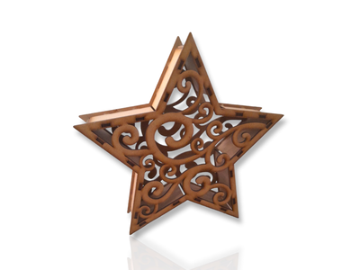 ESTRELLA 3D 5,5CM PROFUNDIDAD X 25CM ALTURA