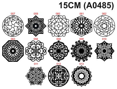 MANDALAS 15CM - M4