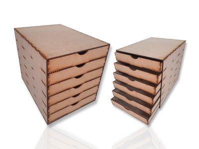 ORGANIZADOR - CAJONERA HOJAS A4 - PACK X2 UNIDADES