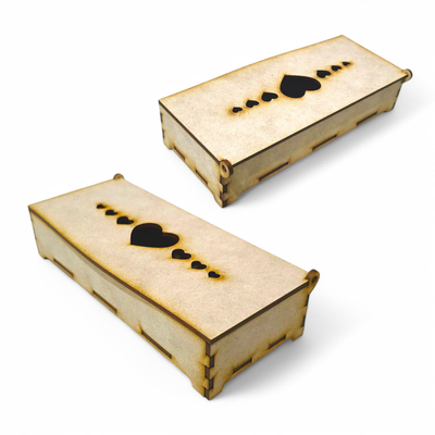 CAJAS CALADAS 20X8X4CM - PACK X10 UNIDADES
