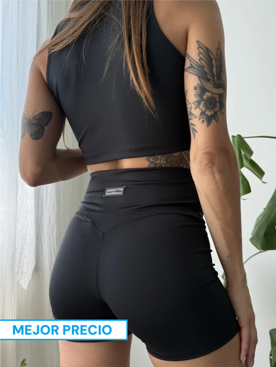 Croptop musculosa cala black