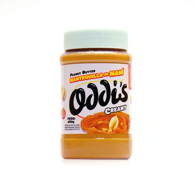 Mantequilla de mani ODDIES 490gr 