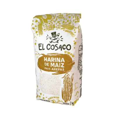 Harina de maiz bco arepa COSACO 1 KG