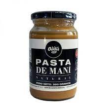 Pasta de mani ODDIES 350gr Vidrio