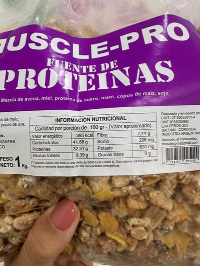 Granola Proteica MUSCLEPRO x 100 gr