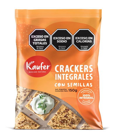 Galleta integral con semillas KAUFER 150 gr