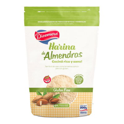 Harina de Almendras PURA DICOMERE 200 gr SIN TACC