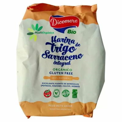 Harina Trigo Sarraceno ORG. DICOMERE 450 gr SIN TACC