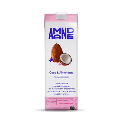 Leche de Coco y Almendra AMANDE 1 lt SIN TACC
