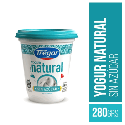 Yogurt Natural TREGAR 280 gr Sin Azucar
