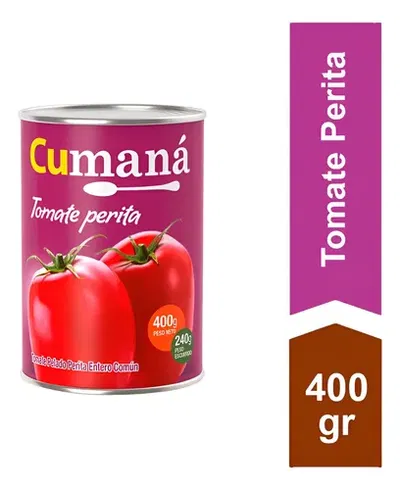 Tomate Perita Entero CUMANA 400 gr
