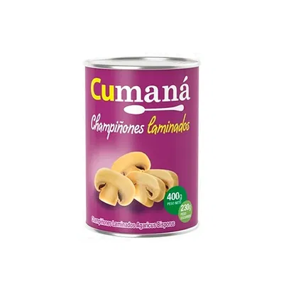 Champignones Laminados CUMANA 400 gr