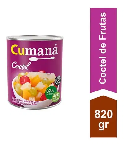 Coctel 5 Frutas CUMANA 820 gr