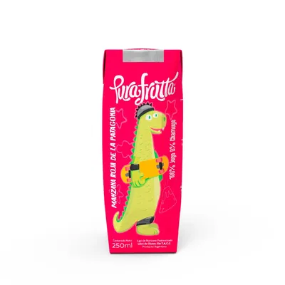 Jugo 100% Ex. PURA FRUTTA Manzana KIDS 250 Ml