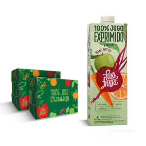 Jugo 100% Ex. PURA FRUTTA RED DETOX 1000 Ml