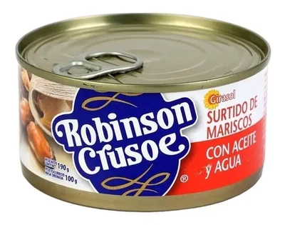 Surtido de Mariscos Nat. ROBINSON CRUSOE 190 gr