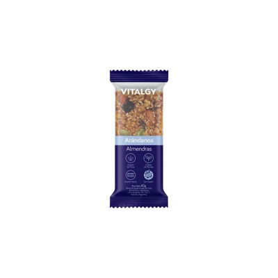 Barra Cereal VITALGY Arand Almendra 40 gr SIN TACC