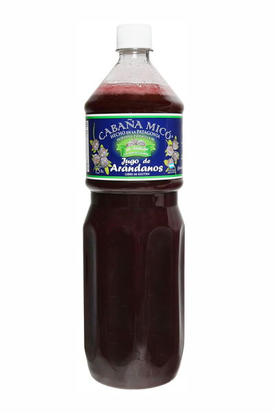 Jugo Arandanos concentrado sin azucar CABAÑA MICO 1,5 Lt