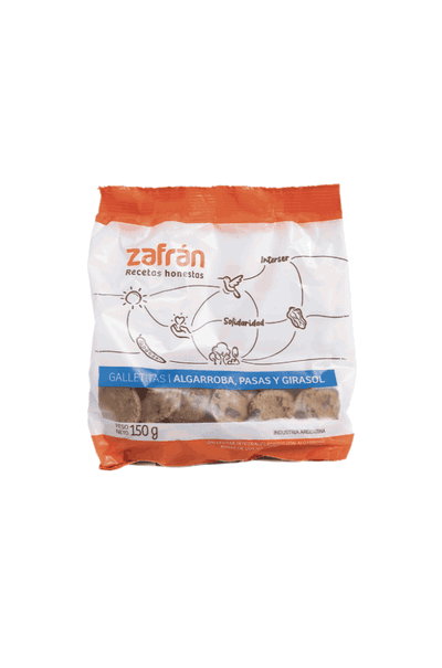 Galletita ZAFRAN Algarroba Pasa Girasol 150 GR