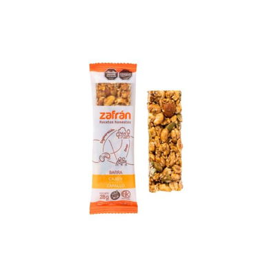 Barra ZAFRAN Caju Zapallo 28 gr SIN TACC