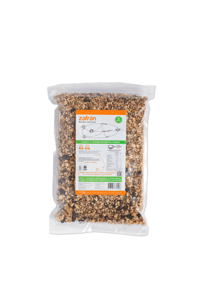 Granola ZAFRAN Nuez Manz Pasas