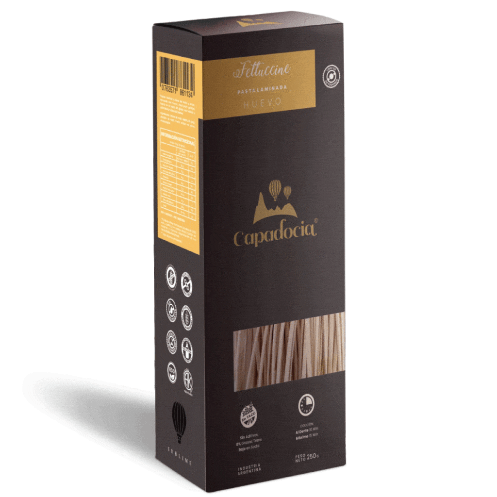 Fideos Pappardelle CAPADOCIA Huevo 250 gr SIN TACC