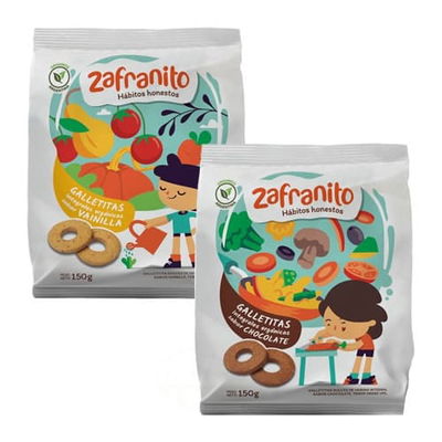 Galleta Organica ZAFRANITO Cacao 150 gr