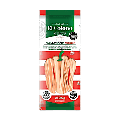 Fideos Spaguetti EL COLONO Morron 300 gr SIN TACC