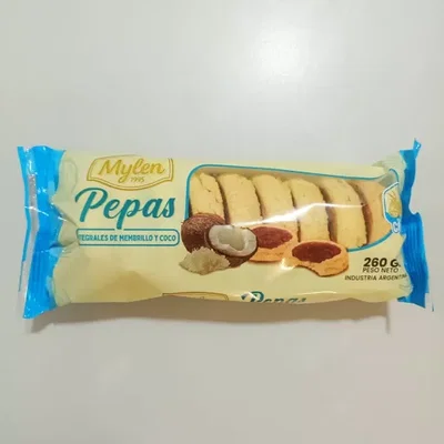 Pepas Integrales Membrillo Coco MYLEN 260 gr
