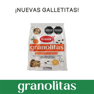 Galleta GRANOLITA chocolate y naranja 150 gr