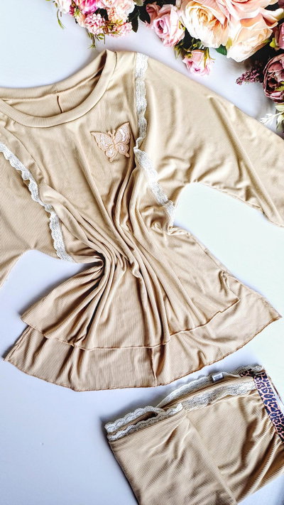 Pijama Frida Morley Tostado