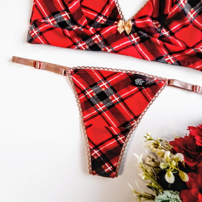 Tanga escoces roja