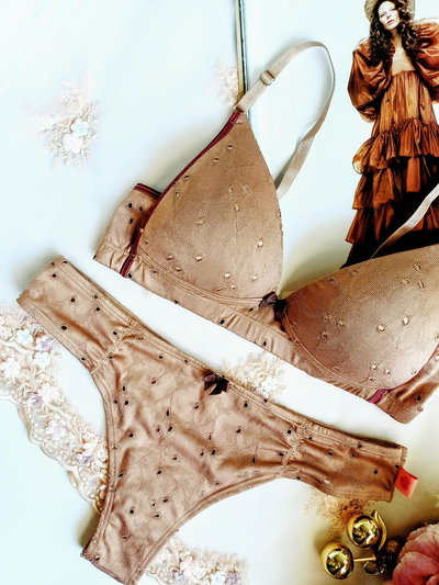 Conjunto Carola tostado