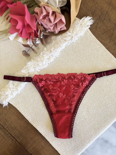 Tanga Microtul Bordado