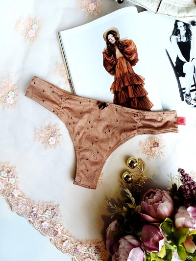 Culottin broderie chocolate