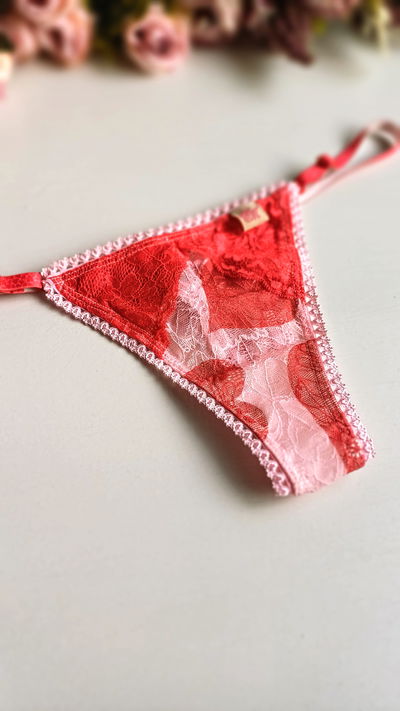 Tanga Tiffany Encaje Corazón